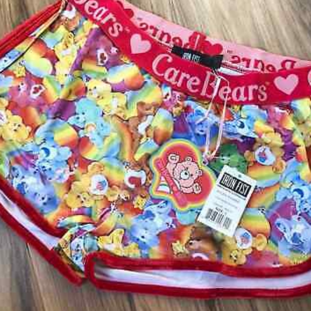 Care Bear Rainbow Colorful Velvet Nostalgic Shorts - Picture 4 of 6